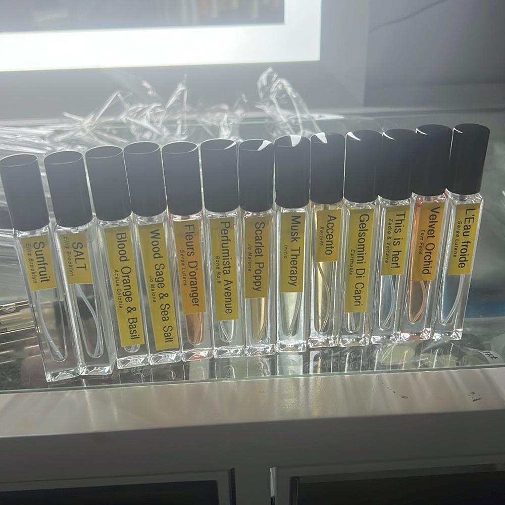 Set of 13 decants of niche perfume 10 ml